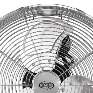 Argo Speedy Chrome Ventilatore da Terra 3 Pale Alluminio Diametro 40cm Metallo Cromato