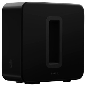 Sonos Sub Gen.3 Black Subwoofer Wireless Wi-Fi Posizionabile in Verticale o in Orizzontale