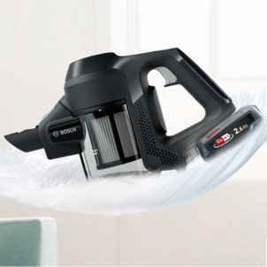 Bosch BBS611BSC Scopa Ricaricabile 18V Batteria 2,5Ah 30min AllFloor Power LanciaFlex Serie6