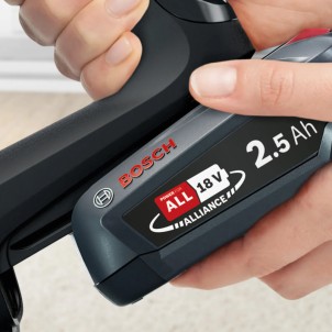 Bosch BBS611BSC Scopa Ricaricabile 18V Batteria 2,5Ah 30min AllFloor Power LanciaFlex Serie6