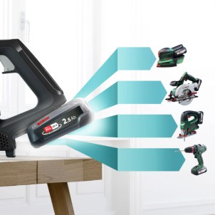 Bosch BBS611BSC Scopa Ricaricabile 18V Batteria 2,5Ah 30min AllFloor Power LanciaFlex Serie6