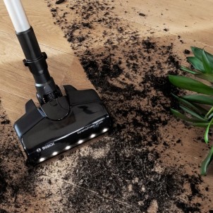 Bosch BBS711W Scopa Ricaricabile 18V Batteria 3Ah 40min Tubo Flessibile AllFloor DynamicPower Serie7