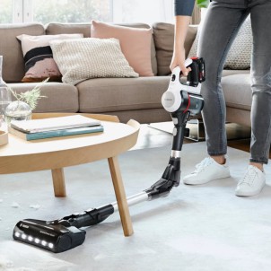 Bosch BBS711W Scopa Ricaricabile 18V Batteria 3Ah 40min Tubo Flessibile AllFloor DynamicPower Serie7