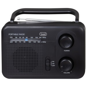 Trevi RA7F64 Nero Radio FM AM Portatile Pile e Corrente