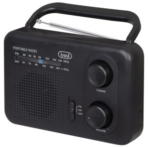 Trevi RA7F64 Nero Radio FM AM Portatile Pile e Corrente