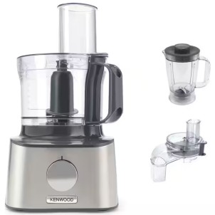 Kenwood FDM304SS Robot da Cucina 800W Multifunzione Ciotola2.1L Frullatore1.2L 9 accessori