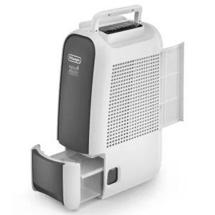 DeLonghi DNS65 Tasciugo AriaDry Light Deumidificatore Ionizzatore 6L/24h Tanica 2,8L Scarico Continuo