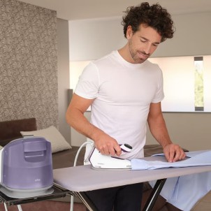 Braun IS7266VI Ferro Caldaia Carica Continua 2700W 7.5bar Piastra EloxalPlus FreeGlide 3D iCare