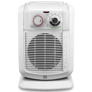 DeLonghi HBC3052T CaldoBagno Bianco Termoventilatore da Tavolo 2200W Timer 24h IP21 Ventilatore