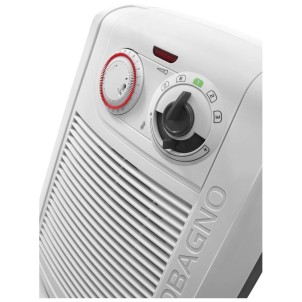 DeLonghi HBC3052T CaldoBagno Bianco Termoventilatore da Tavolo 2200W Timer 24h IP21 Ventilatore