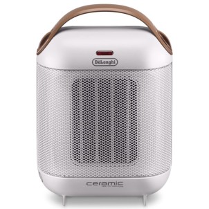 DeLonghi HFX30C18.IW Capsule Bianco Termoventilatore da Tavolo 1800W Ceramica IP20 Ventilatore