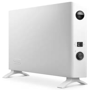 DeLonghi HSX2320F Bianco Termoconvettore da Terra Slim 2000W 3 Livelli Ventilazione