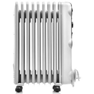 DeLonghi TRRS0920 Radia S Radiatore ad Olio 9 Elementi 2000Watt 3 Livelli Ruote Avvolgicavo
