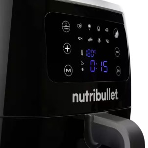 Nutribullet NBA071B XXL Digital Air Fryer Friggitrice ad Aria 7 Litri 8 Modalità di Cottura
