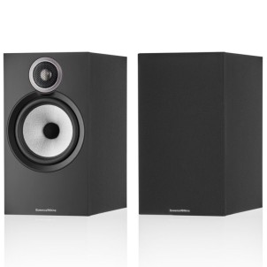 Bowers & Wilkins 606 S3 Black Coppia Casse Scaffale 120W 2vie T2,5 W16,5 BassReflex