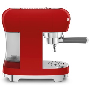 Smeg ECF02RDEU Rosso Lucido 50's Style Macchina del Caffè Espresso Vapore Cappuccino