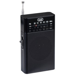 Trevi RA7F15 Nero Radio FM AM SW Tascabile Batterie 2x AA