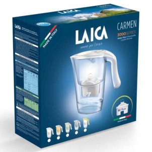 Laica Carmen Verde Caraffa Filtrante 1,2L Cartuccia Filtro Bi-flux