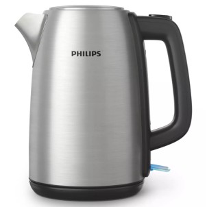 Philips HD9351/90 Inox Viva Collection Bollitore 1.7L 2200W Indicazione Tazza Filtro Calcare AutoOff
