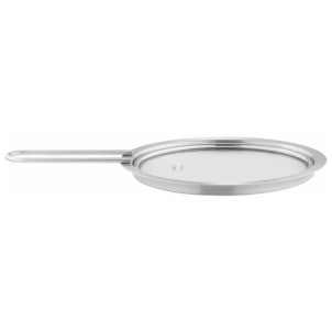 Eva Solo Coperchio 16cm Piatto Vetro Acciaio Inox Manico Lungo
