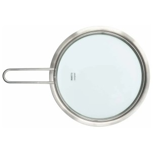 Eva Solo Coperchio 20cm Piatto Vetro Acciaio Inox Manico Lungo