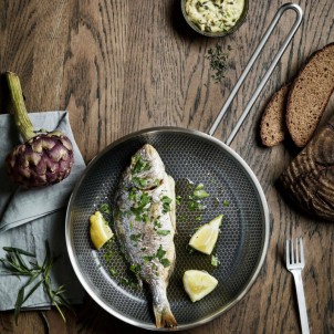 Eva Solo Padella 28cm Multi Mosaic Slip-Let Ceramic Funziona su Gas Elettrico Induzione Forno