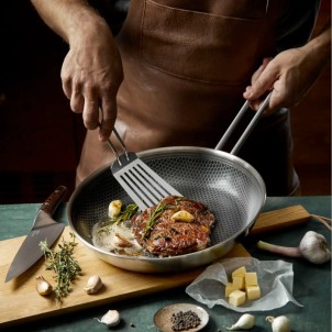 Eva Solo Padella 28cm Multi Mosaic Slip-Let Ceramic Funziona su Gas Elettrico Induzione Forno