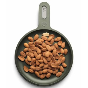 Eva Solo Bilancia da Cucina Green Tools Elettronica Max10Kg Frazione 1g Peso in g lb oz ml