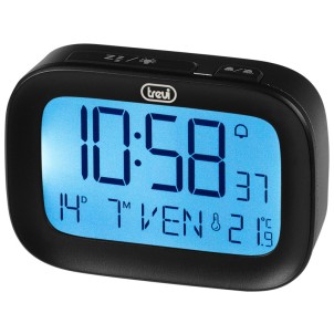 Trevi SLD3850 Nero Orologio Digitale Sveglia Calendario Termometro