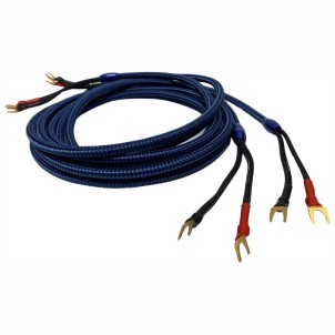 Audioquest 3,0M PR Type4 FR CRIMP P8M/G Blu Coppia Cavo Altoparlanti Spinotti a Forcella