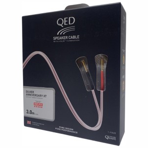 QED Reference Silver Anniversary XT 3Metri Coppia Cavo Casse Preterminato AWG16 X-Tube Technology