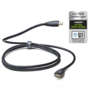 QED Performance Ultra High Speed HDMI 3m Cavo HDMI 2.1 8K-60Hz 4K-120Hz HDCP 2.2 eARC