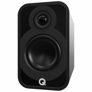 Q Acoustics 5010 Satin Black Coppia Casse Scaffale 90W 2vie T2,5 W11 BassReflex