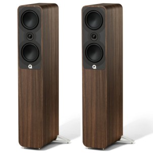 Q Acoustics 5040 Santos Rosewood Coppia Casse Pavimento 150W 2vie T2,5 2xW12,5 BassReflex