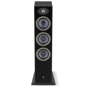 Focal Theva N°2 Black HighGloss Coppia Casse Pavimento 200W 3vie T2,5 M 13 2xW13 BassReflex