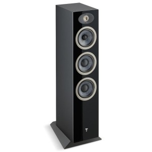 Focal Theva N°2 Black HighGloss Coppia Casse Pavimento 200W 3vie T2,5 M 13 2xW13 BassReflex