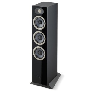 Focal Theva N°2 Black HighGloss Coppia Casse Pavimento 200W 3vie T2,5 M 13 2xW13 BassReflex