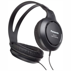 Panasonic RP-HT161E-K Nero Cuffie Padiglione Cavo 2 Metri Jack 3,5mm