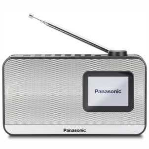 Panasonic RF-D15EG-K Black Radio DAB/DAB+ FM Bluetooth Sveglia Sleep Batteria Corrente