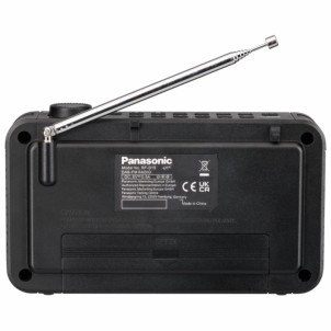 Panasonic RF-D15EG-K Black Radio DAB/DAB+ FM Bluetooth Sveglia Sleep Batteria Corrente