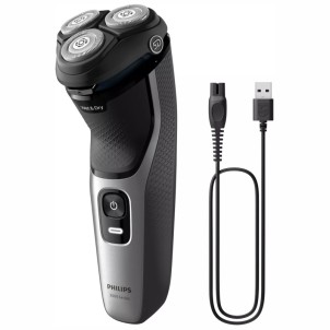 Philips S3143/00 Rasoio Serie 3000 Pivot e Flex 5D PowerCut Wet Dry 1Led Ric1h/Auto1h