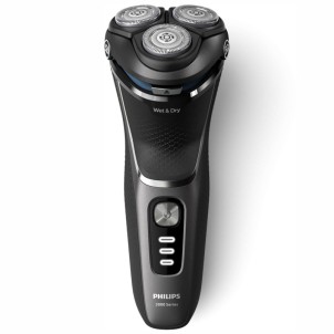 Philips S3343/13 Rasoio Serie 3000 Pivot e Flex 5D PowerCut Wet Dry 3Led Ric1h/Auto1h Custodia Base