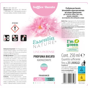 Essentia Profumatore Intense Soffice Bucato per Bucato ad Azione Igienizzante 250ml Flacone