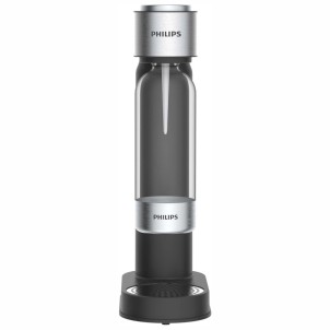 Philips ADD4902BK/10 Black Inox Soda Maker Gasatore Acqua con Bombola Gas CO2 e Bottiglia PET