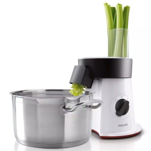 Philips HR1388/80 SaladMaker Viva Collection 200W Taglia Verdure 6 Dischi Affetta Sminuzza Julienne