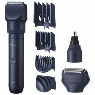 Panasonic Xshape Pack 1 Rasoio 3Lame Regolabarba Tagliacapelli Tagliapeli Corpo Viso R.1h/A.70min