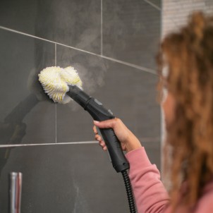 Karcher SC 2 EasyFix Bianco Pulitore a Vapore a Traino Pressione 3,2 bar Vapore non stop