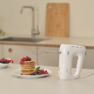 Braun HM1100WH MultiMix 1 Sbattitore 450W 4Velocità+Turbo 2Fruste