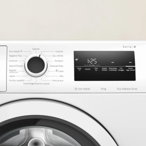Bosch WAN28208II Lavatrice 60cm 8Kg 1400giri IronAssist SpeedPerfect EcoSilenceDrive Serie4