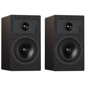Indiana Line Tesi 2 Black Coppia Casse Scaffale 80W 2vie T2,6 W12 BassReflex